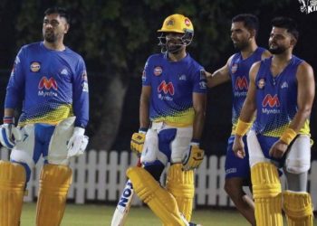 IPL 2021: Chennai Super Kings train in Dubai