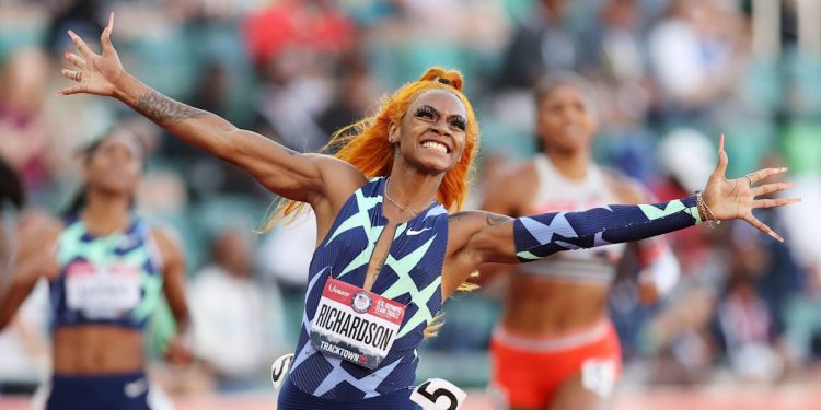 Olympic podium repeats, Richardson finishes last at 2021 Prefontaine Classic