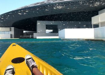 Kayaking On A Full Moon Night: Only At Louvre Abu Dhabi